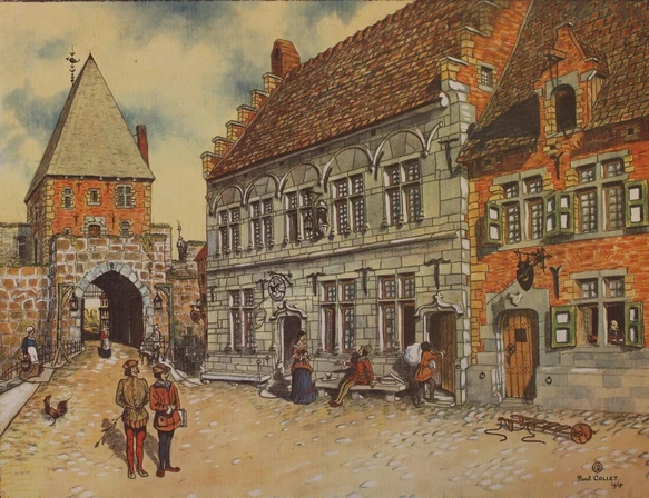 Reconstitution de la maison par Paul Collet
